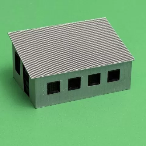 CORRUGATED BUILDING 1:87 HO SCALE
