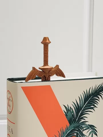 Zelda Master Sword Bookmark