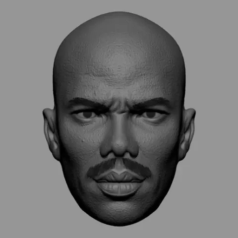 Head - James Doakes (Custom Head for 3D Printing)