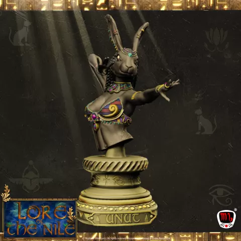 Unut, Goddess of the Fertility and new Life Bust (Pre - Supported) by Mojibake Collectibles