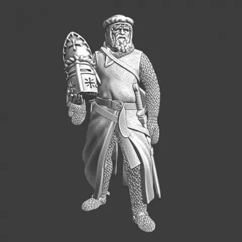 Bishop Albert the third of Riga - Founder of the Livonian Knights by Northern Crusades Miniatures
