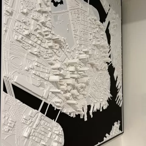 3D Boston | Digital Files | 3D STL File | Boston 3D Map | 3D City Art | 3D Printed Landmark | Model of Boston Skyline | 3D Art by 3DCityframes