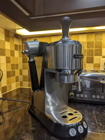 Portafilter holder for DeLonghi Dedica
