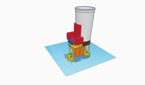 Office equipment holder - pook