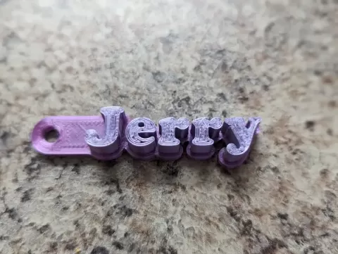 Jerry Keychain - Trash Can Guy