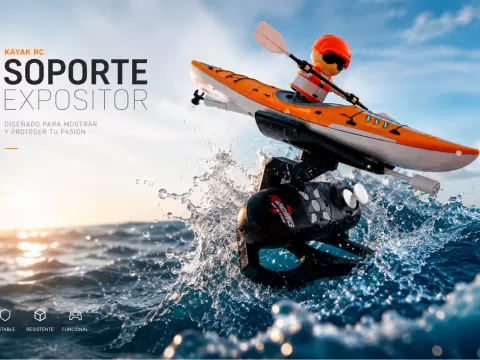 Soporte para HC 810 - Kayak RC boat