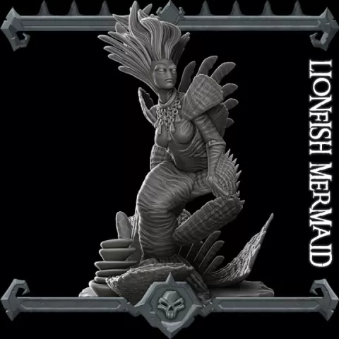 Lionfish Mermaid by RocketPigGames