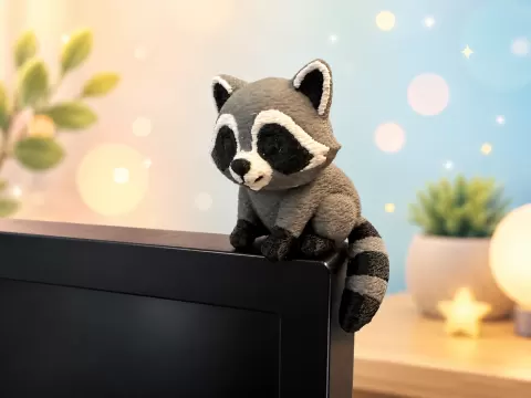 Trash Panda Monitor Buddy!