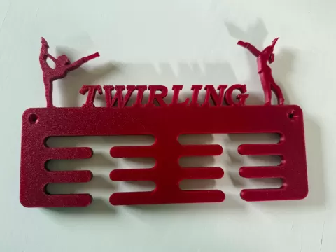 Twirling Medal Hanger