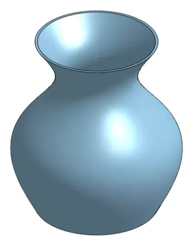 Rounded vase - Vase maker