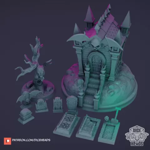 Necropolis Terrain by Dice Heads