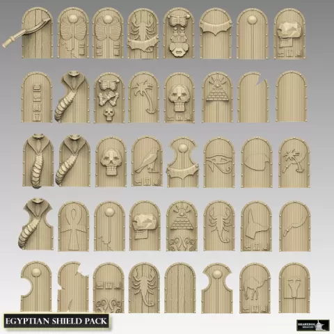 Egyptian Shield Pack by Sharedog Miniatures