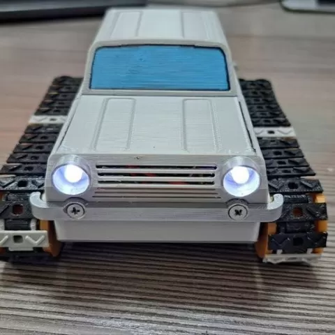 "Beast" - a small tracked RC vehicle.
