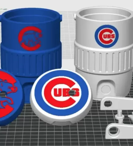 Chicago Cubs coozie.3mf