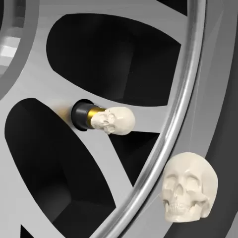 Skull Valve Cap