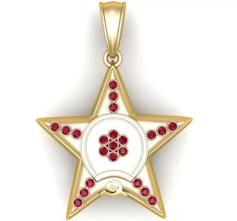 Star Pendant 3D Model