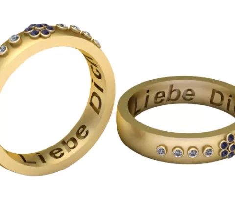 BRACELET GOLD PENDANT 3d printable model