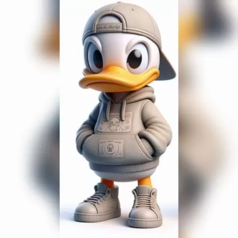 Urban Vibes / urban baby daffy / fan art / art toy / magic makes