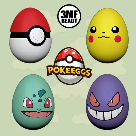 Pokeeggs Pack 01 - Gioteya Designs