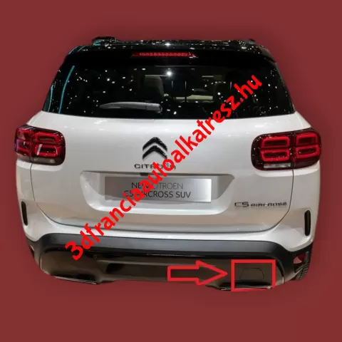 Citroen C5 AIRCROSS HÁTSÓ LÖKHÁRÍTÓ VONÓSZEMFEDÉL 9825352377 - "kozo"