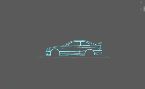 BMW - E36 M3 Wall Art