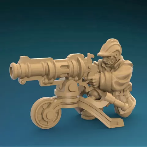 Dwarf light artillery by Herospawnspot
