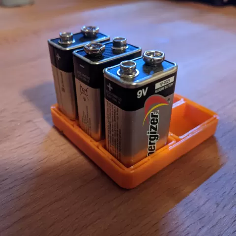 9V Battery Tray by Upcycle_Works
