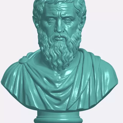 BUST PLATON 3D