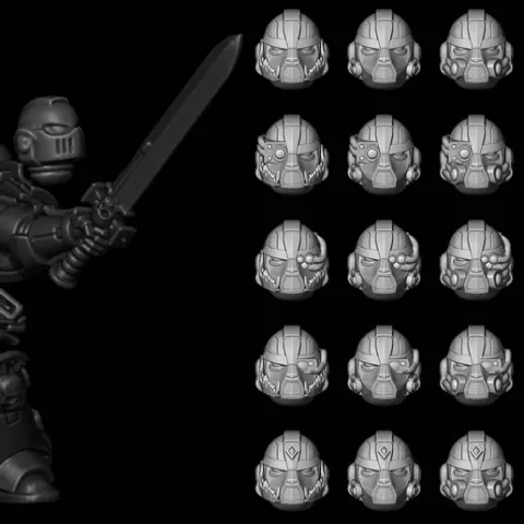 SPACE BEARS HELMETS! - 34 VARIATIONS