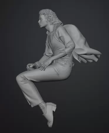 Michael Jackson en dansant