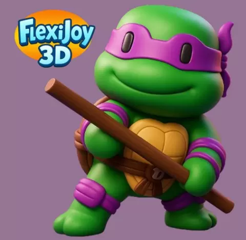STUMBLE GUYS - Ninja Turtle - Donatello - FlexiJoy3D
