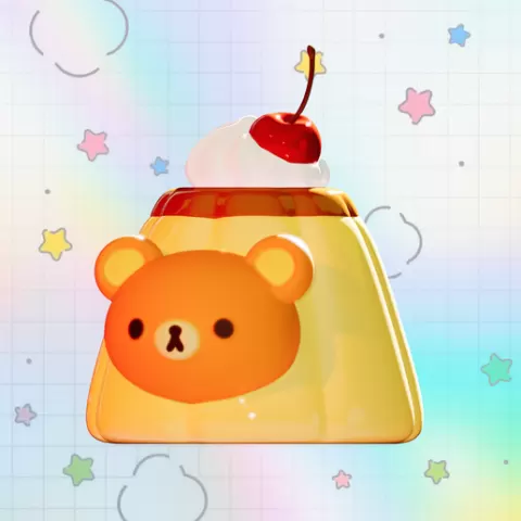 Rilakkuma Pudding