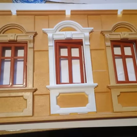 Playmobil Rose serie 5300 and 5301 dollhouse,puppenhaus, casa de muñecas compatible : window frame, marco de ventana,Fensterrahmen,
