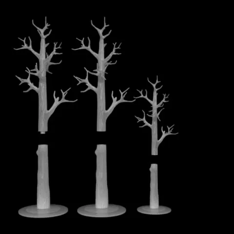 Magnetic Tabletop Trees by Simon