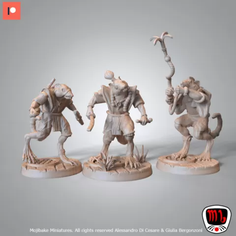 Yu Peng, Kang Liu and Sheng Wang The Fool, ninja rats (pre-supp) by Mojibake Collectibles
