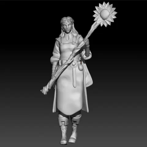 Sunflower Druid. by Branden