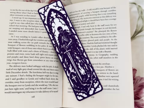Skeleton Knight Bookmark