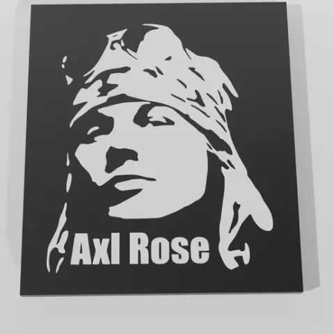Axl Rose - Decor Wall Art Multicolor
