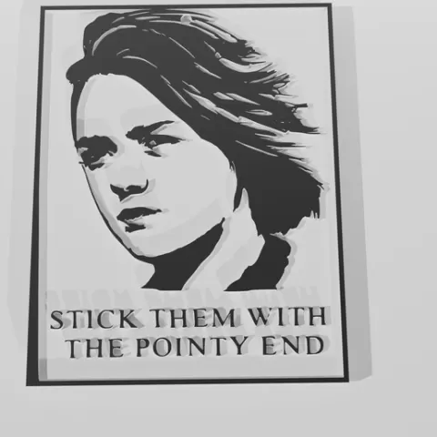Arya Stark - Decor Keychain Onecolor