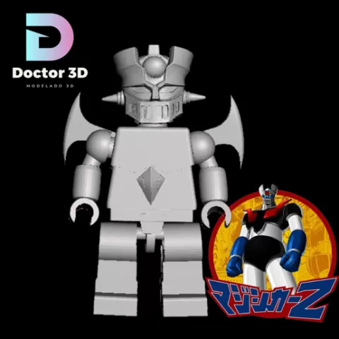 mazinger z -lego -articulated