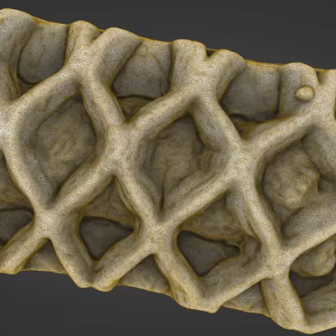 Criss Cross Torte — Laser-Scanned 3D Model (500k & 1.5M OBJ/STL) — Layered Pastry Detail - By ScanPantry