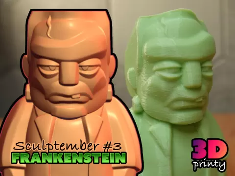 Mini Frankenstein - Sculptember Model #3