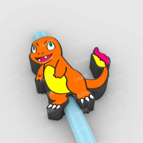 Straw Topper CHARMANDER POKEMON - TeoRk