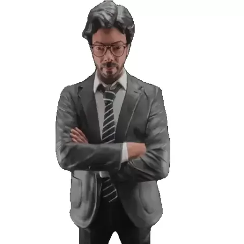 professor lá casa de papel - JSB3D.COM