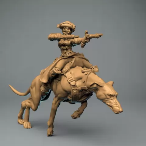 Hunter 4 mounted by Herospawnspot
