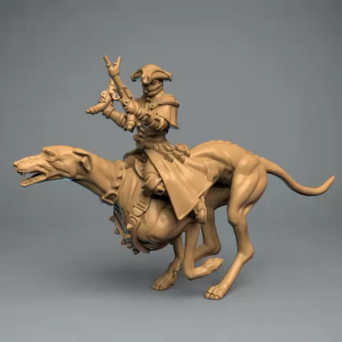 Hunter 1 mounted by Herospawnspot