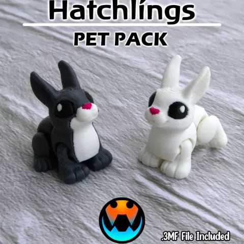 Rabbit - Hatchling by Cinderwing3D