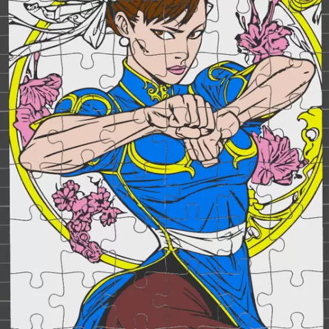 48-piece puzzle - Chun Li