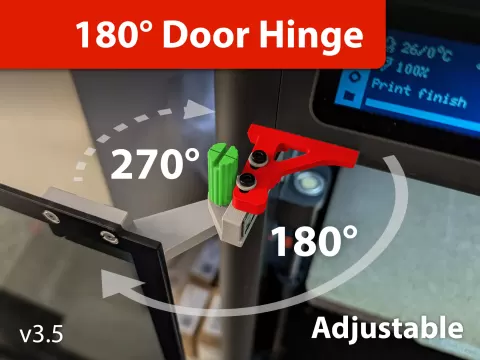 P1S/X1 Door hinge 180/270° - V3 adjustable