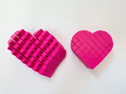 Pixel Heart Fidget